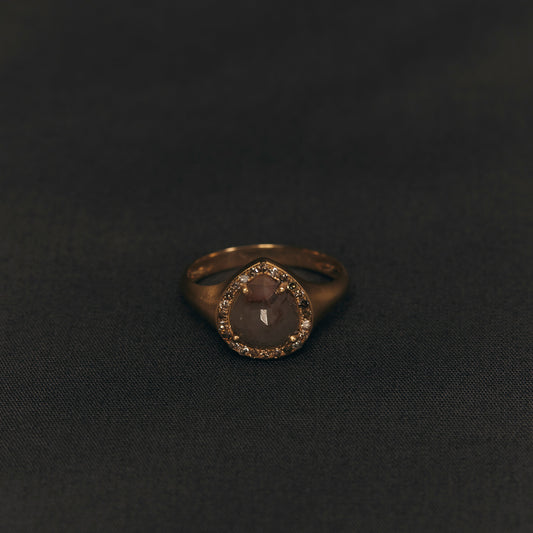 1794 Rose Cut Diamond | K18YG One of a Katia Ring