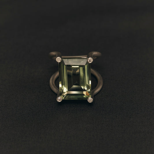 1830 Green Amethyst | Nini Ring