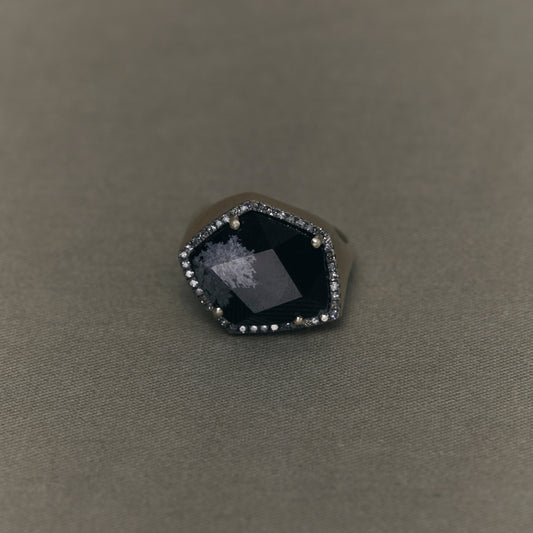 1712 Snowflake Obsidian | One of a Kind Canan Ring