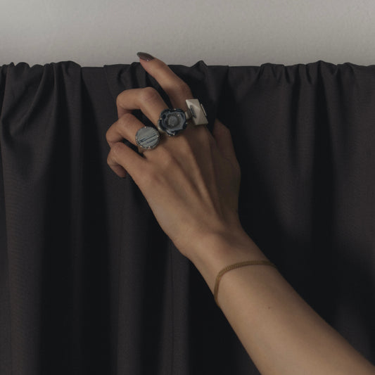 1707 Crystallized Agate | One of a Kind Canan Ring