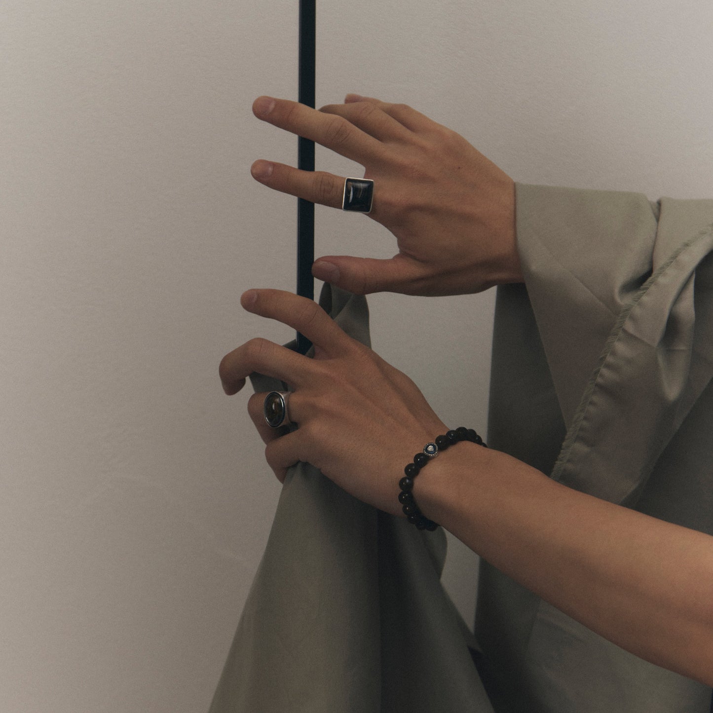 1872 Pietersite | One of a Kind Mibu Black Ring