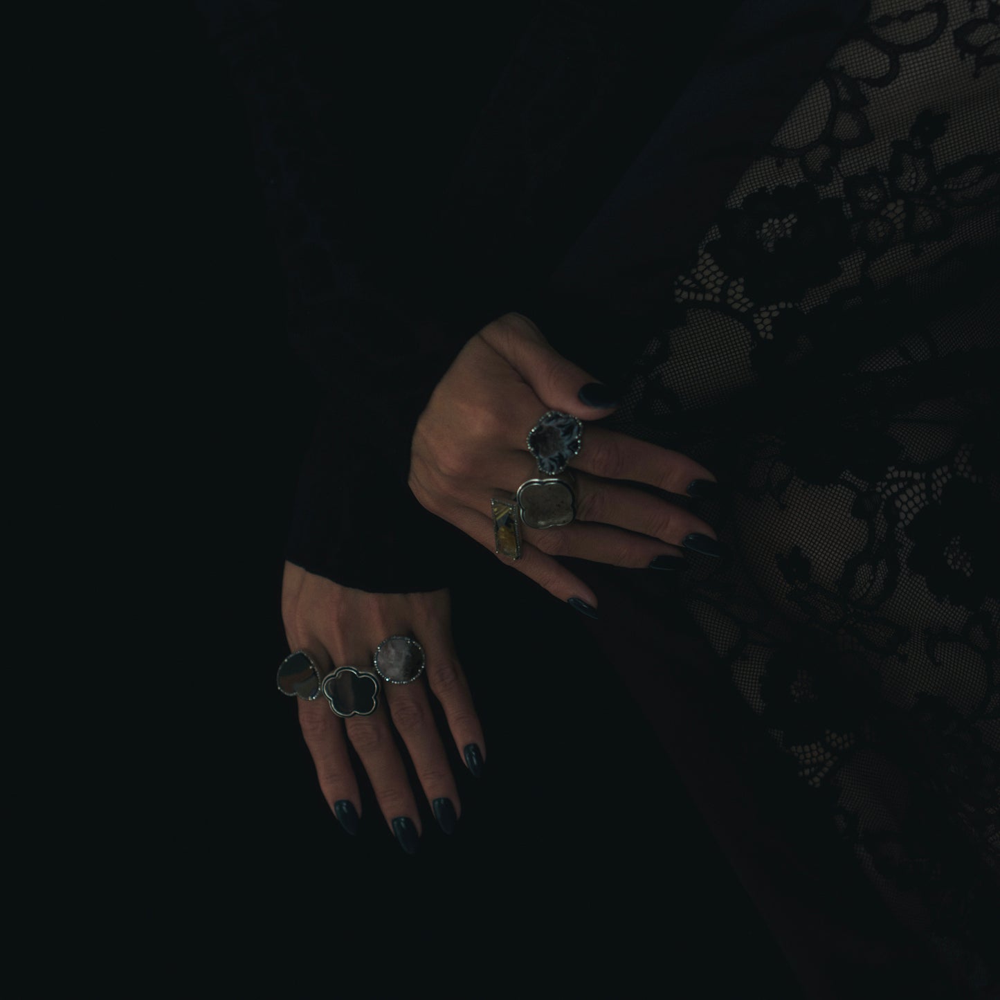 2173 Crystallized Agate | One of a Kind Reni Ring