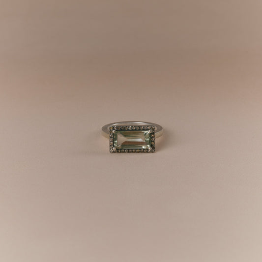2616 Green Amethyst | Reni Ring