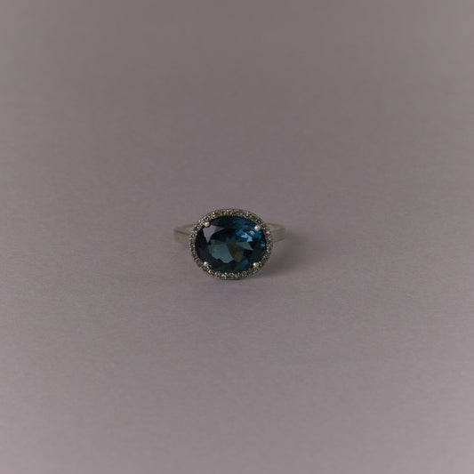 2617 London Blue Topaz | Reni Ring