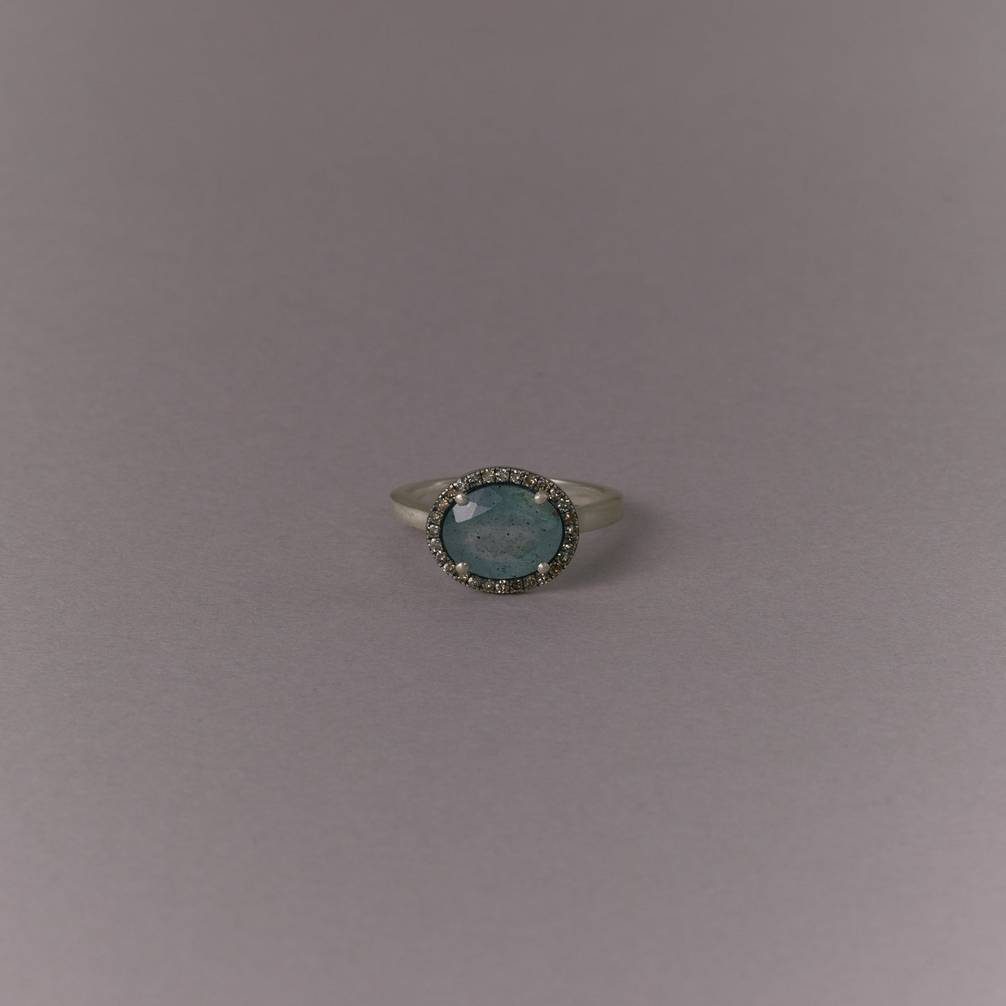 2621 Moss Aquamariine | Reni Ring