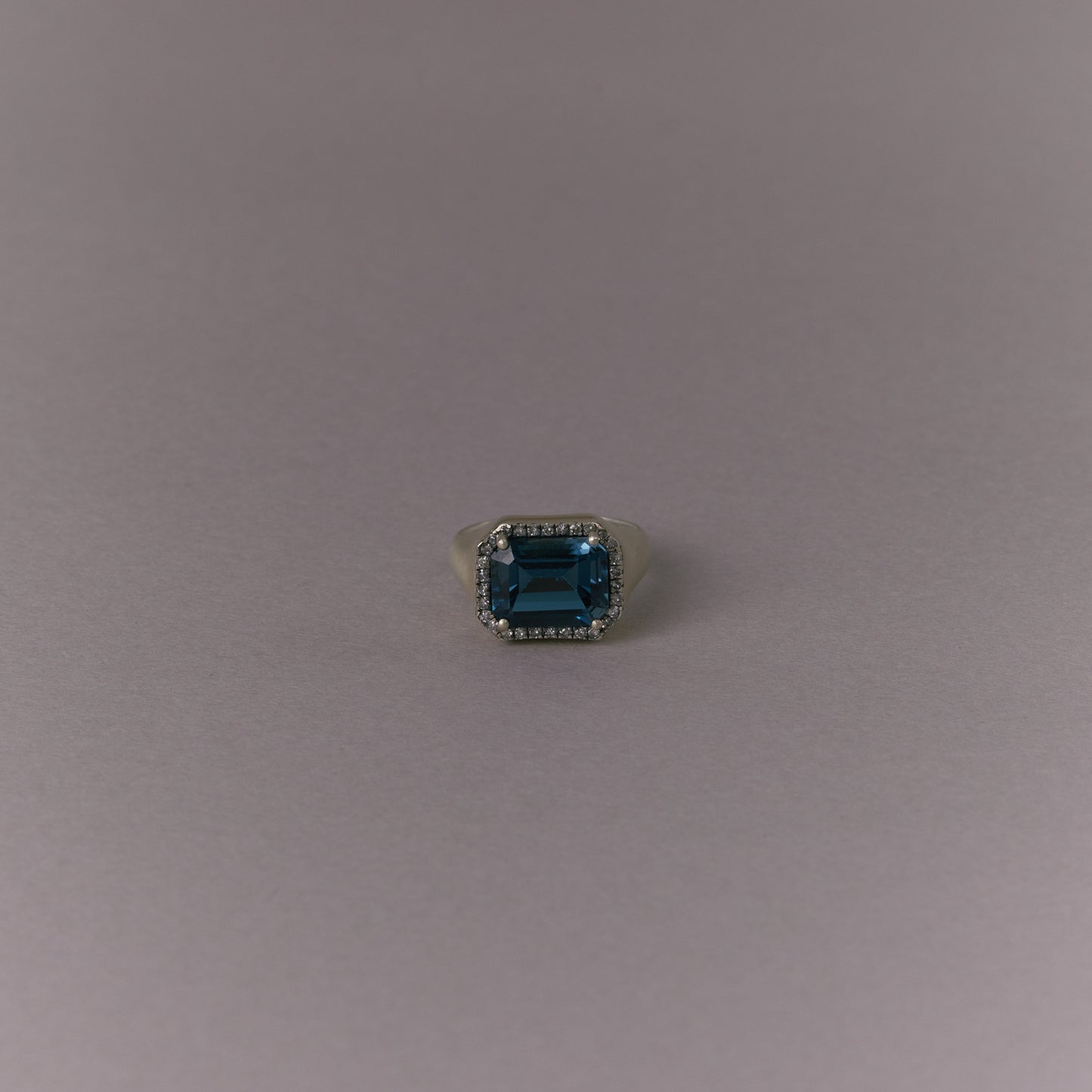 2647 London Blue Topaz | Canan Pinky Ring
