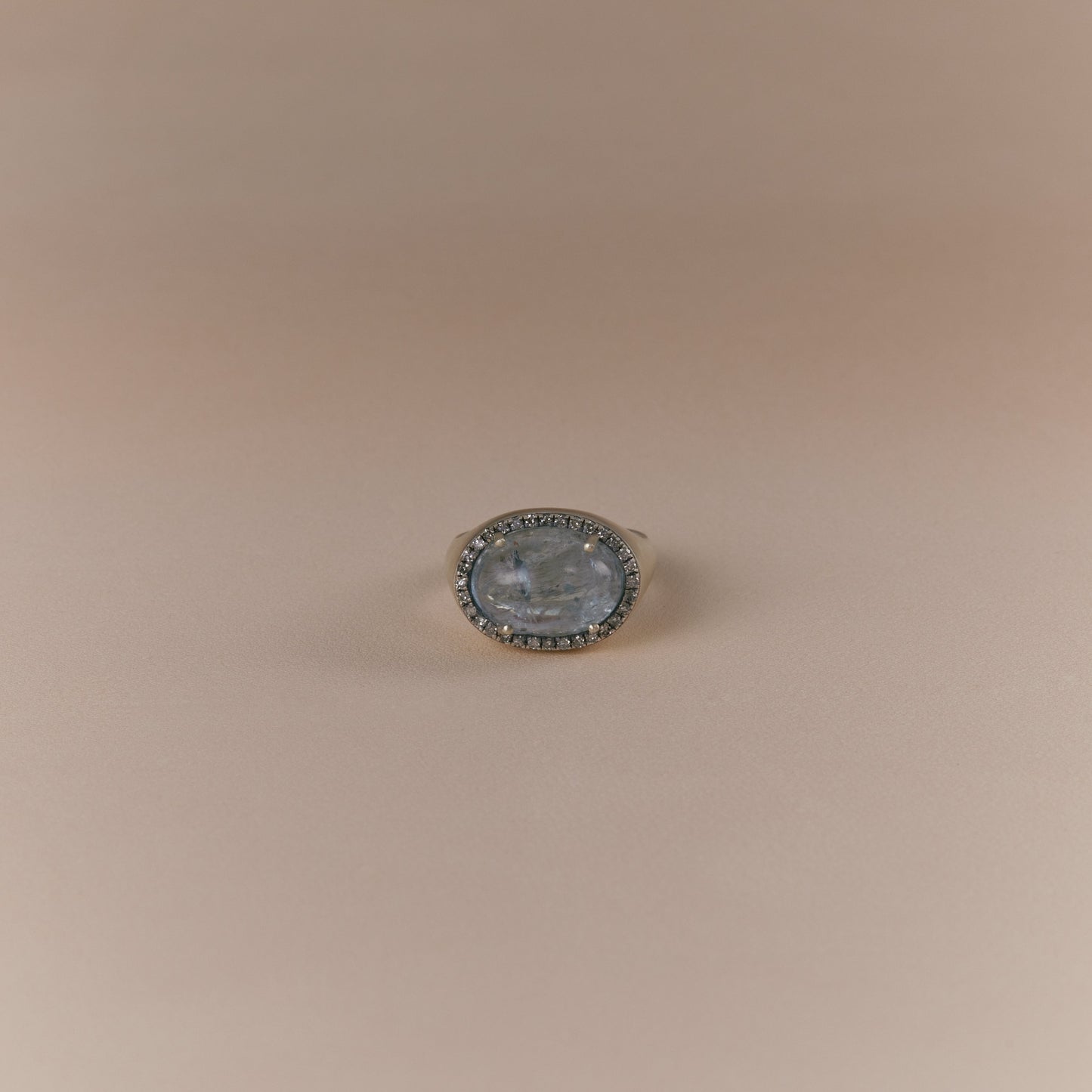 2652 Moss Aquamarine | One of a Kind Canan Pinky Ring