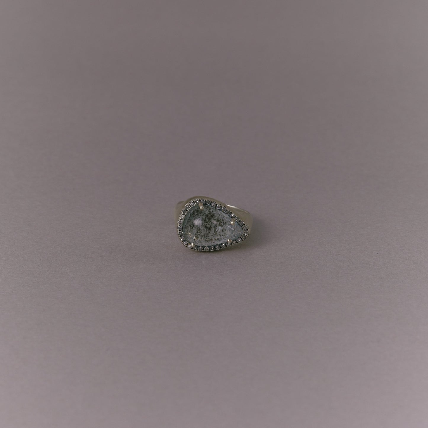 2653 Moss Aquamarine | One of a Kind Canan Pinky Ring