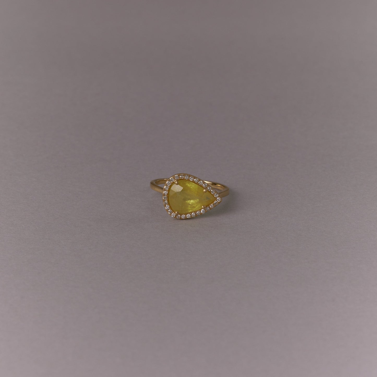 2659 Yellow Sapphire | One of a Kind Elia Ring