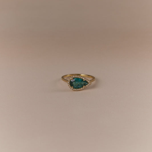 2662 London Blue Topaz | One of a Kind Elia Ring