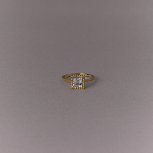 2665 Aquamarine | One of a Kind Elia Ring