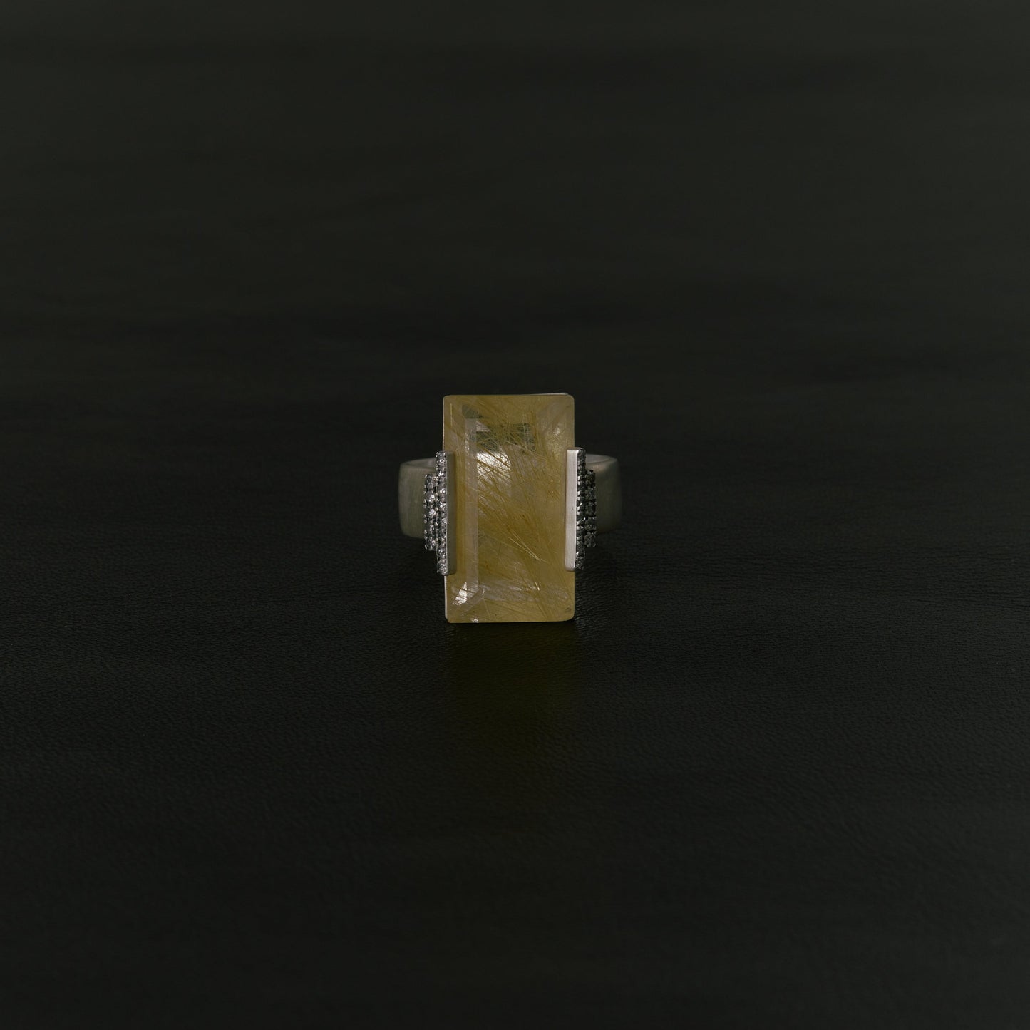 2673 Rutilated Quartz | One of a Kind Adlin Ring
