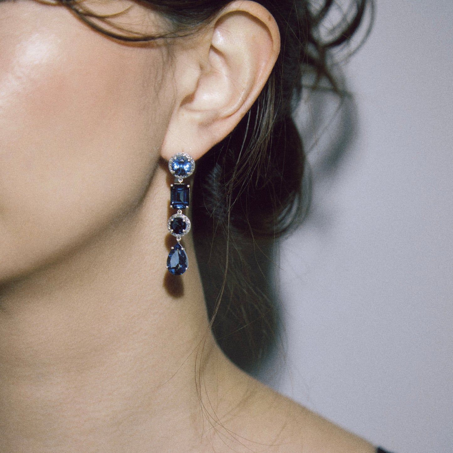 2680 London Blue Topaz | Tieri Earrings