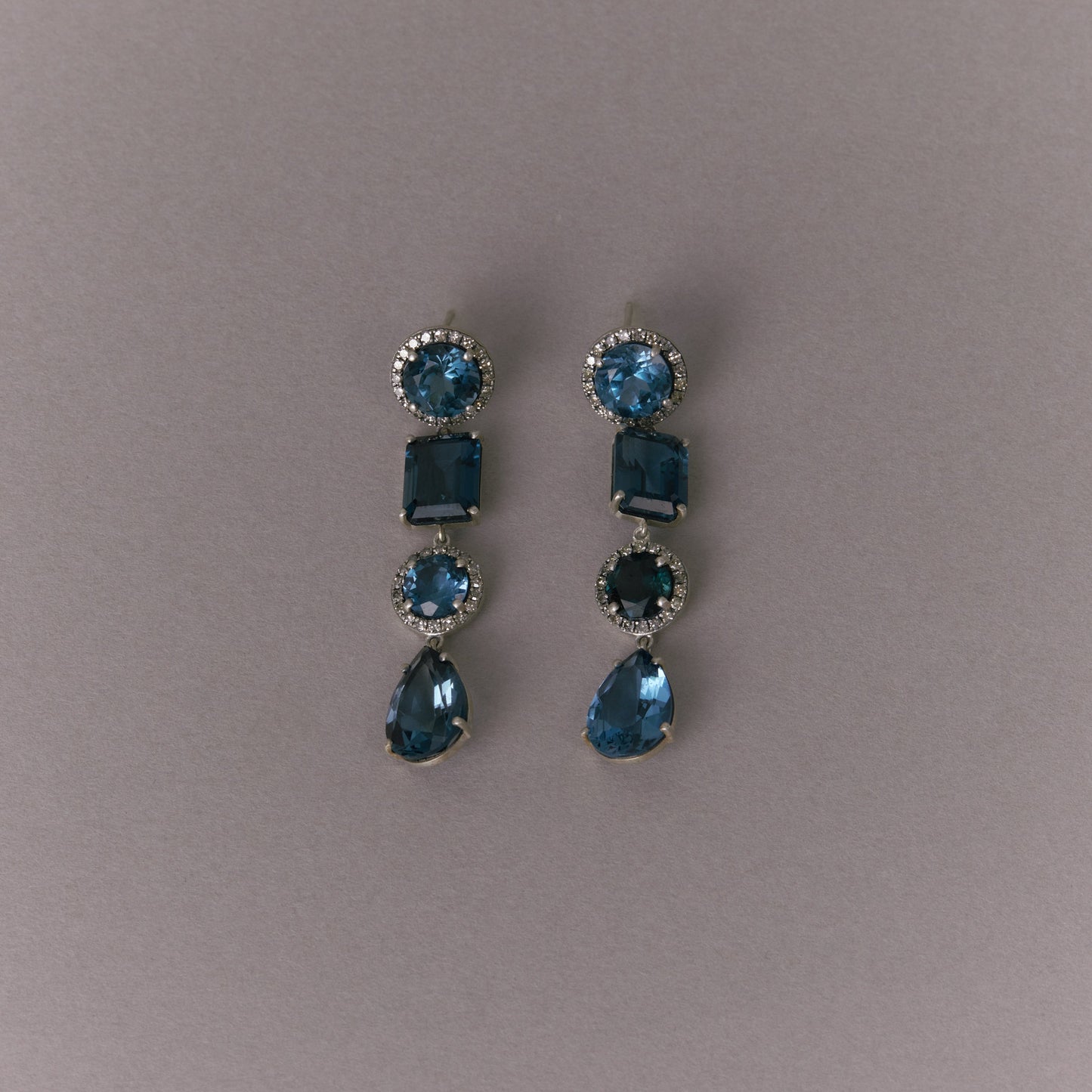 2680 London Blue Topaz | Tieri Earrings
