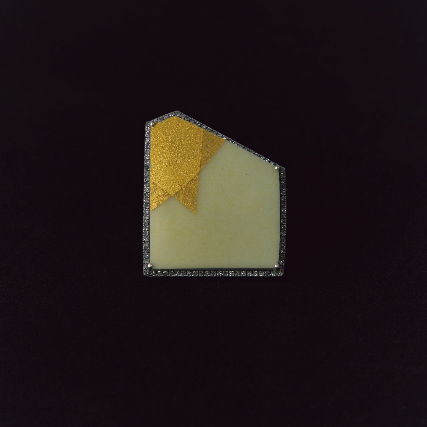 2683 Kutani porcelain 錦山窯 | One of a kind Canan Ring