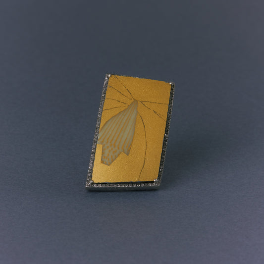 2691 Kutani porcelain 錦山窯 | One of a kind Canan Ring
