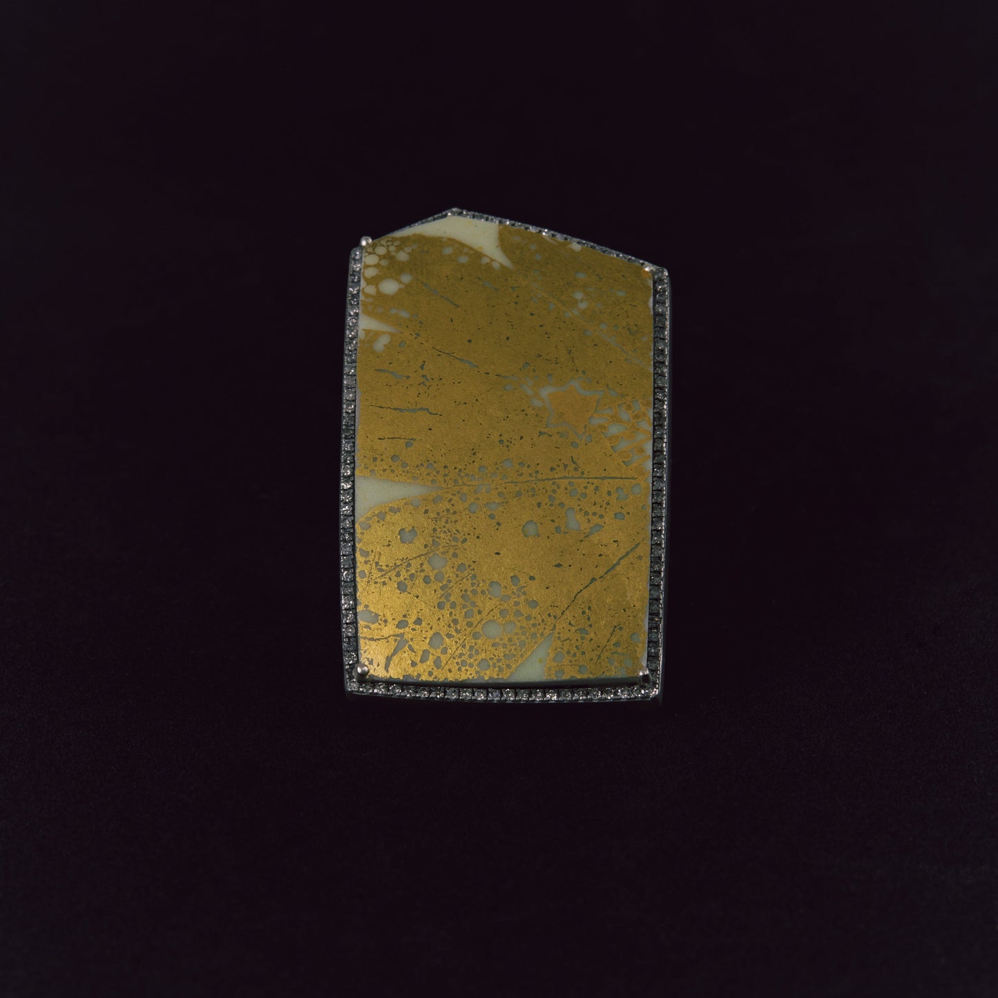 2692 Kutani porcelain 錦山窯 | One of a kind Canan Ring