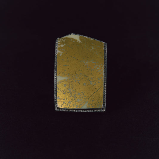2692 Kutani porcelain 錦山窯 | One of a kind Canan Ring