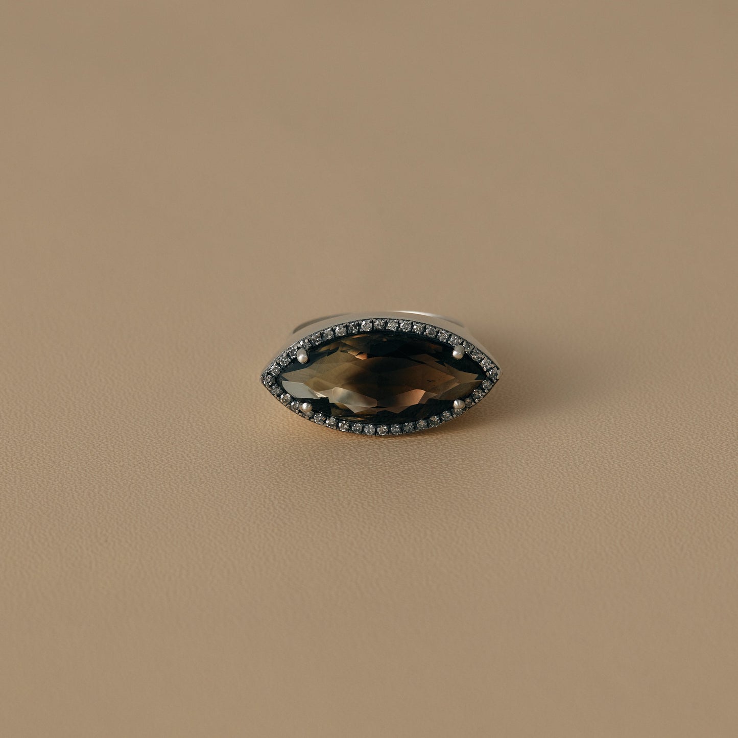 2322 Bi-color Smoky Quartz | One of Kind Canan Ring
