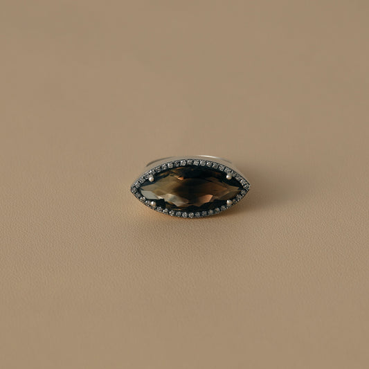 2322 Bi-color Smoky Quartz | One of Kind Canan Ring