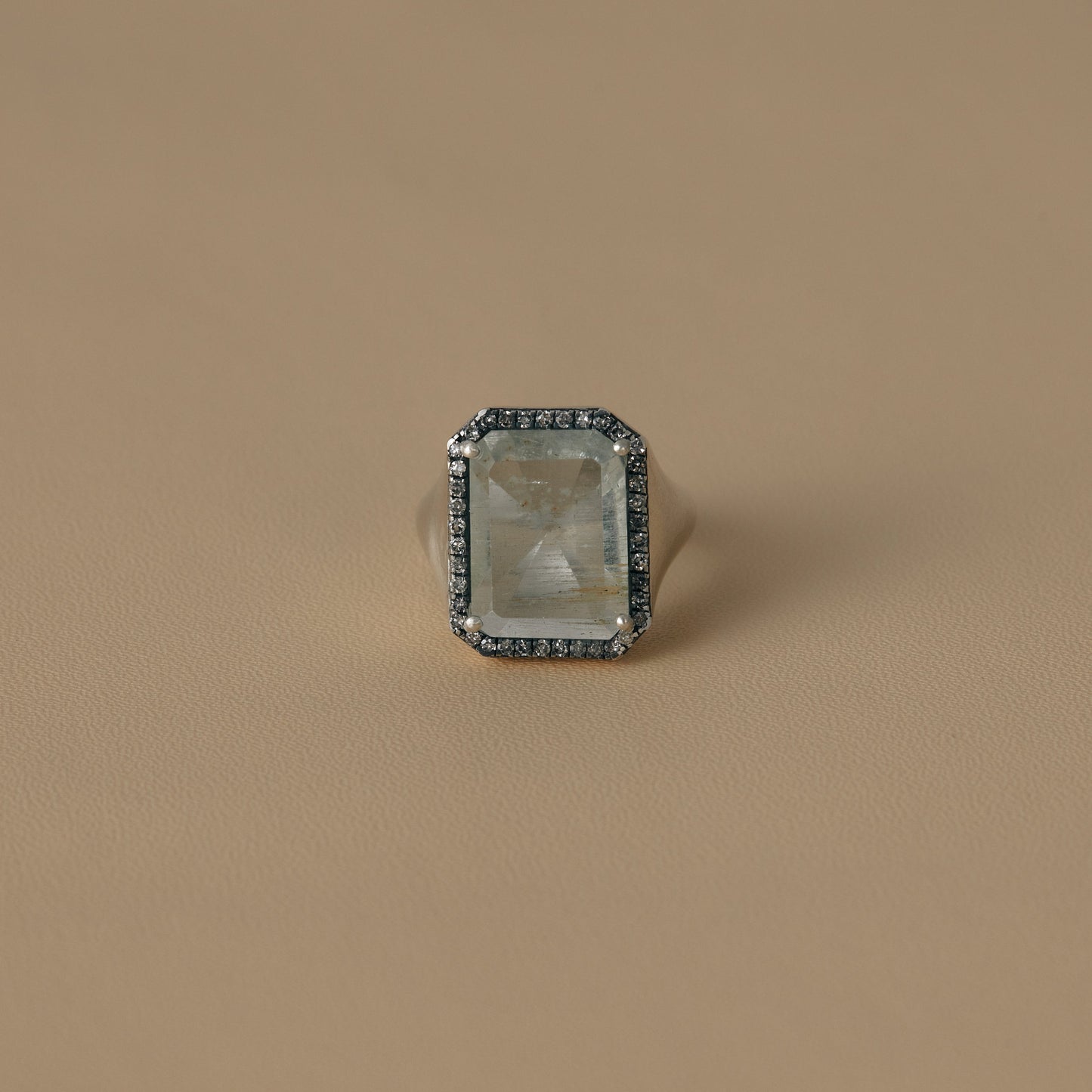 2342 Limonite in Aquamarine | One of Kind Canan Ring