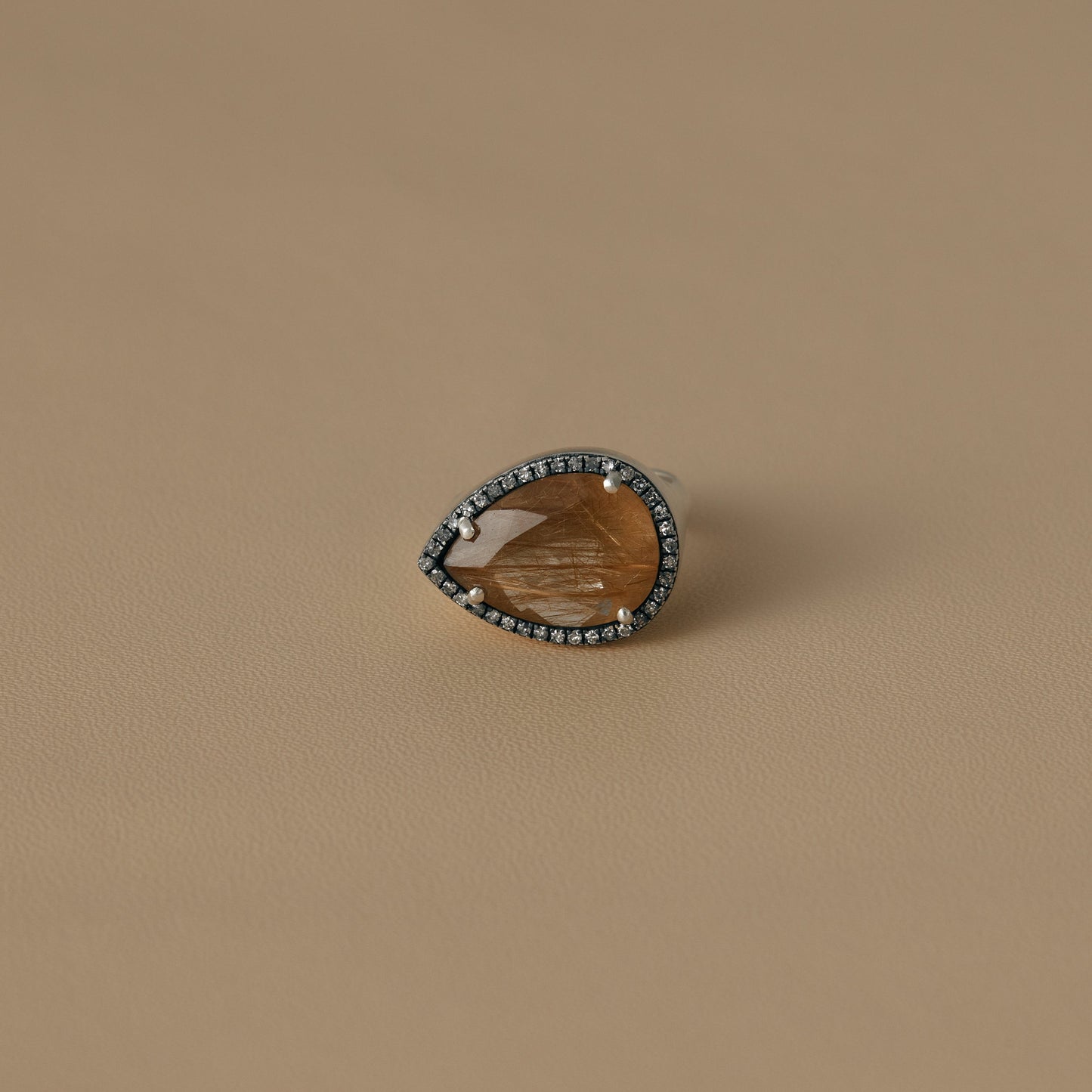 2372 Rutilated Quartz | One of Kind Canan Pinky Ring