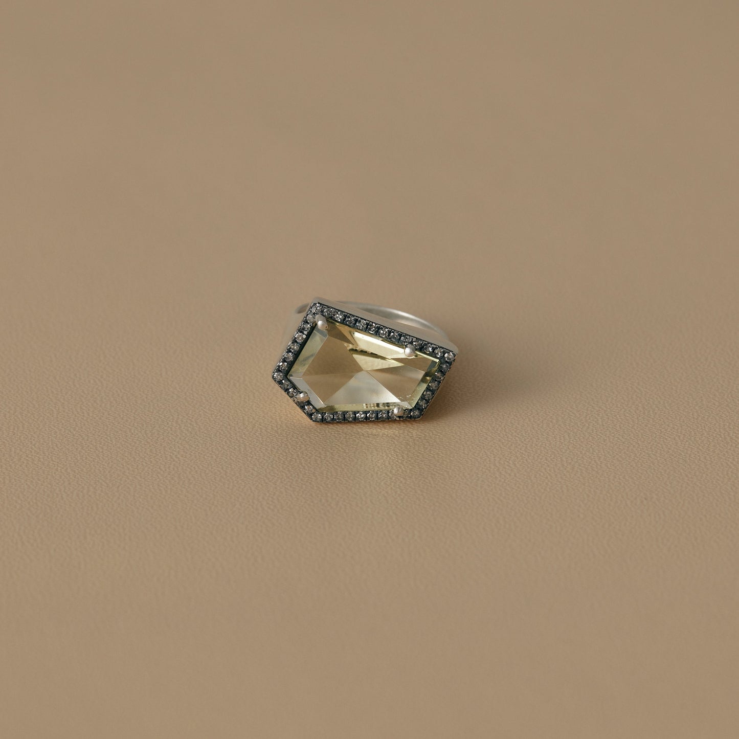 2377 Lemon Quartz | One of Kind Canan Pinky Ring