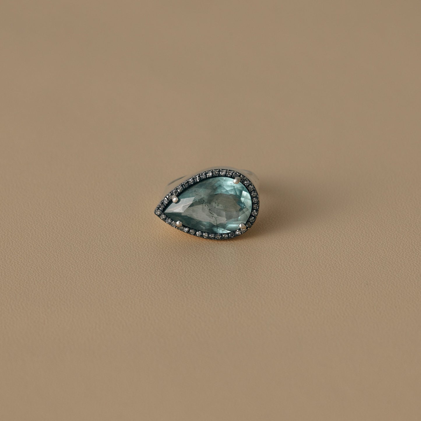 2387 Moss Aqamarine | One of Kind Canan Pinky Ring