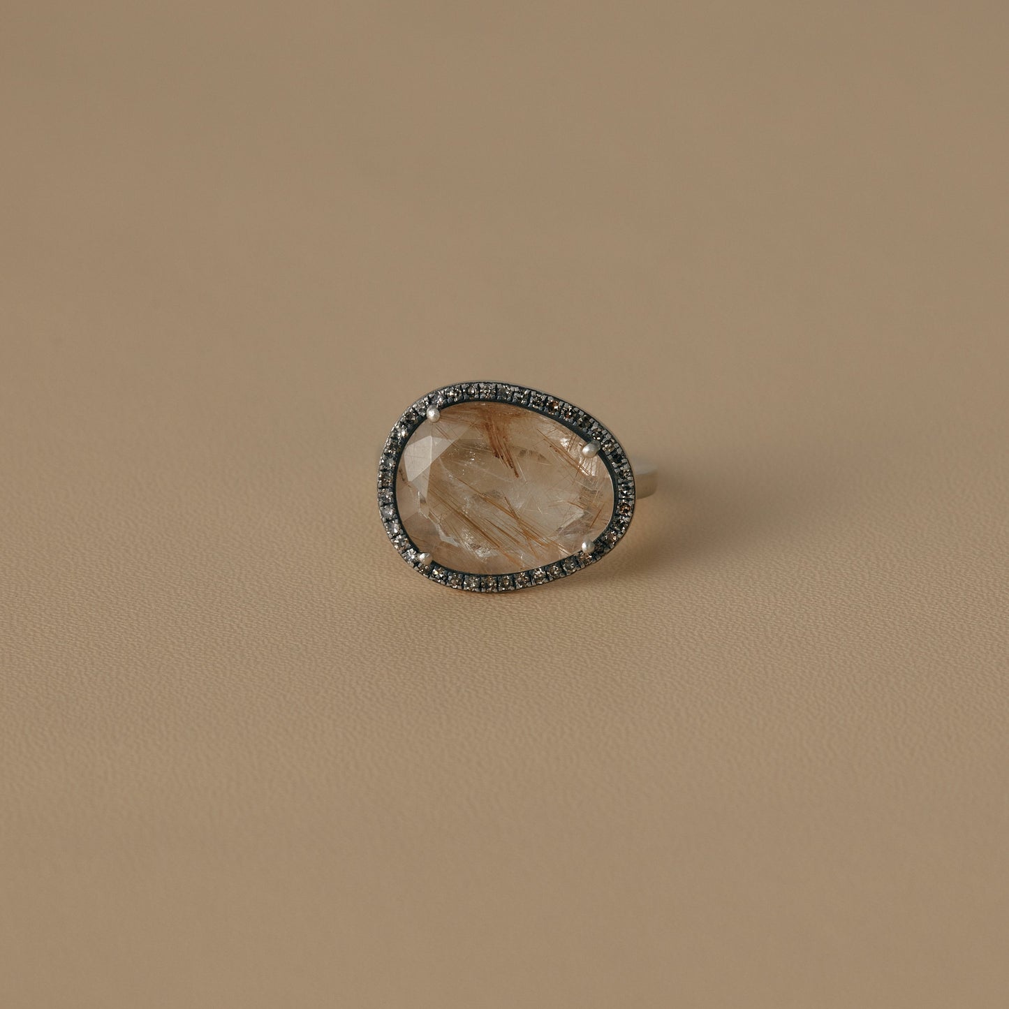 2407 Rutilated Quartz | One of a Kind Reni Ring