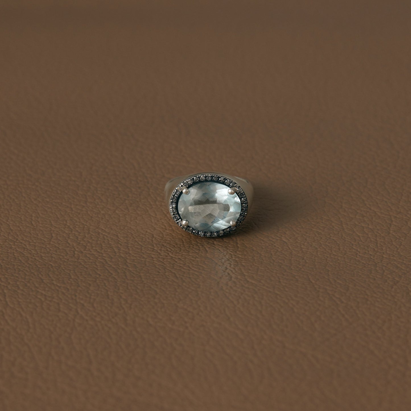 2384 Aqamarine | One of Kind Canan Pinky Ring