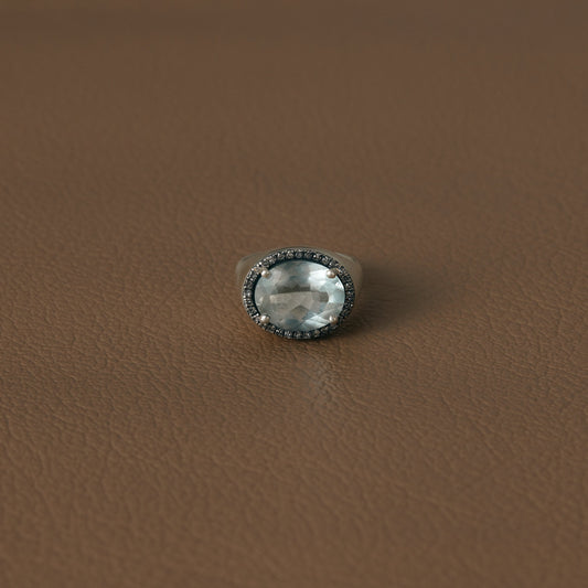 2384 Aqamarine | One of Kind Canan Pinky Ring
