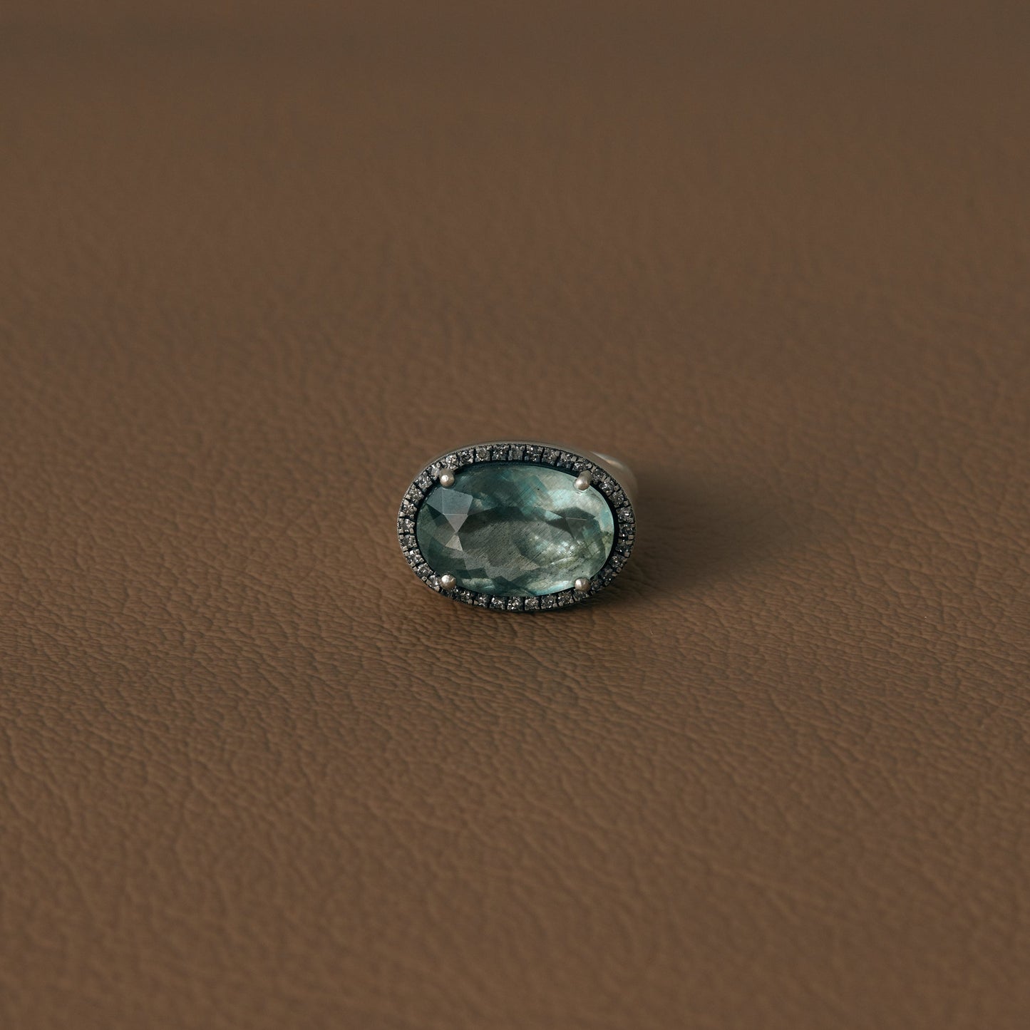 2389 Moss Aqamarine | One of Kind Canan Pinky Ring