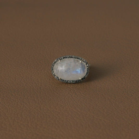 2354 Moon Stone | One of Kind Canan Ring