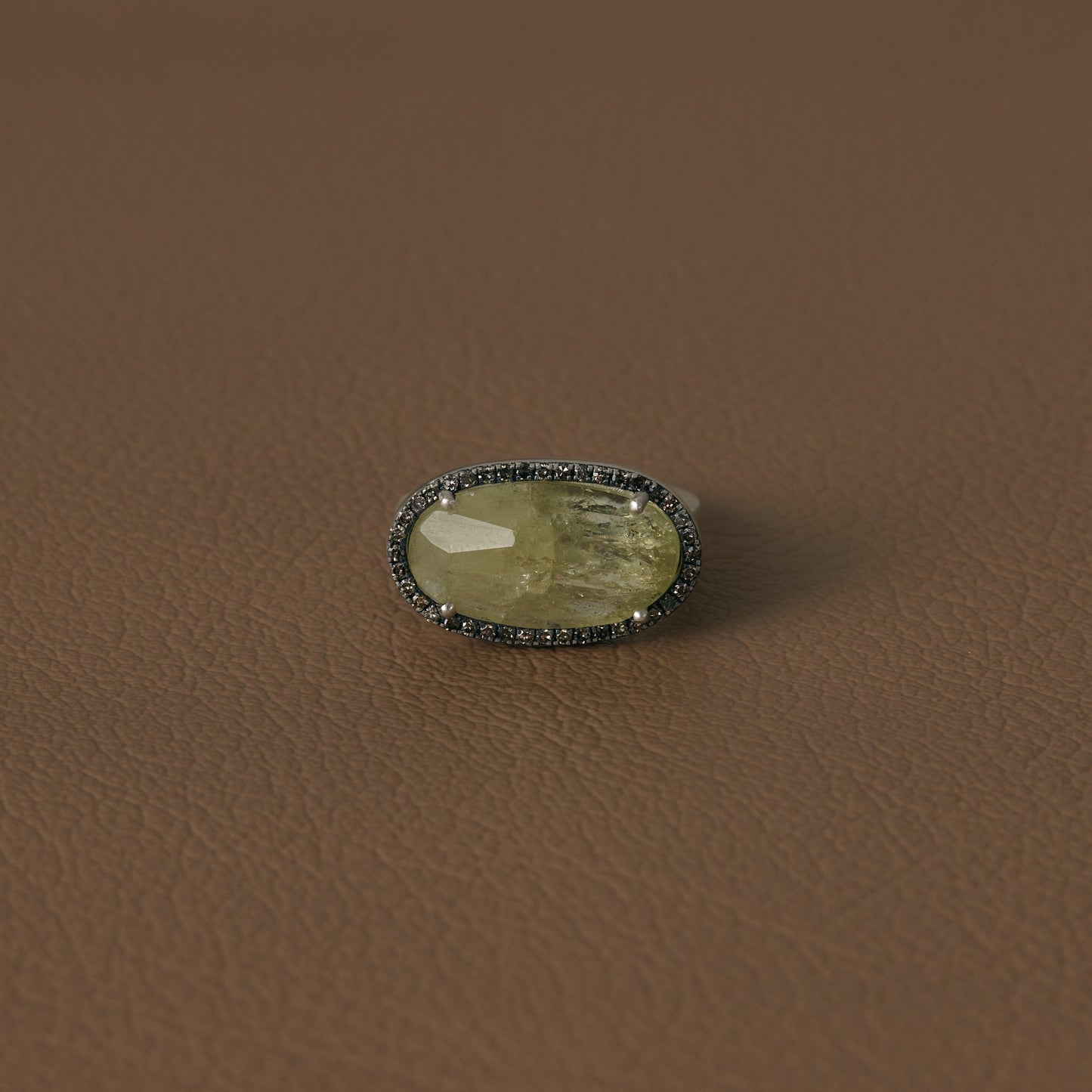 2439 Brazilianite | One of a Kind Reni Ring