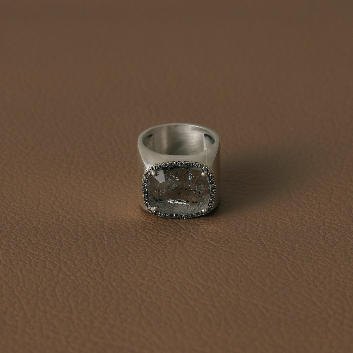 2474 Super Seven Quartz | One of a Kind Minya Pinky Ring