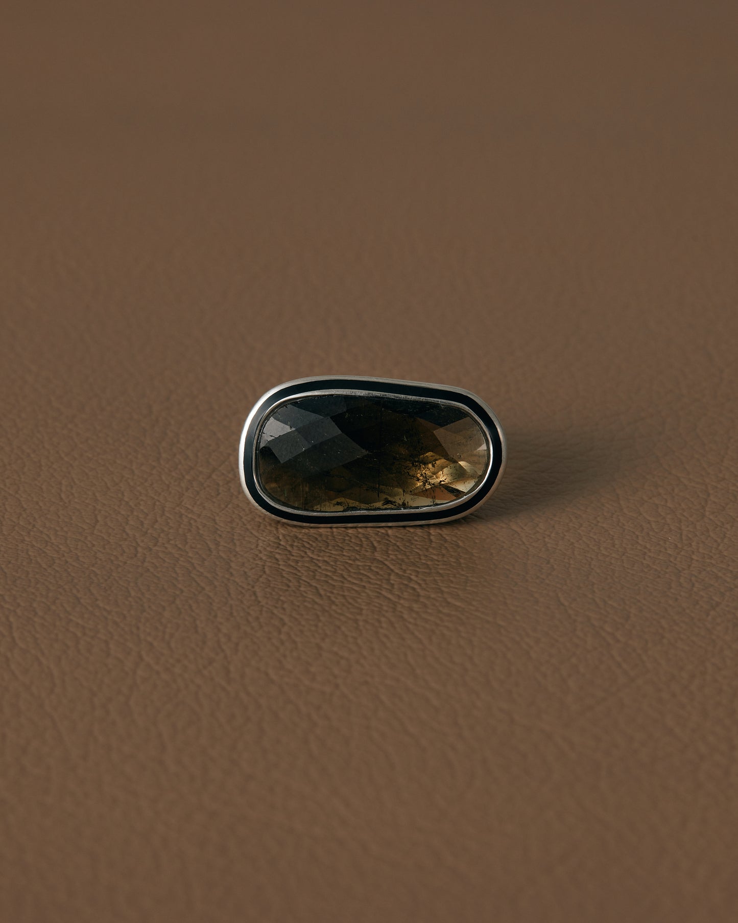 2499 Tourmaline | One of a Kind Mibu Black Ring