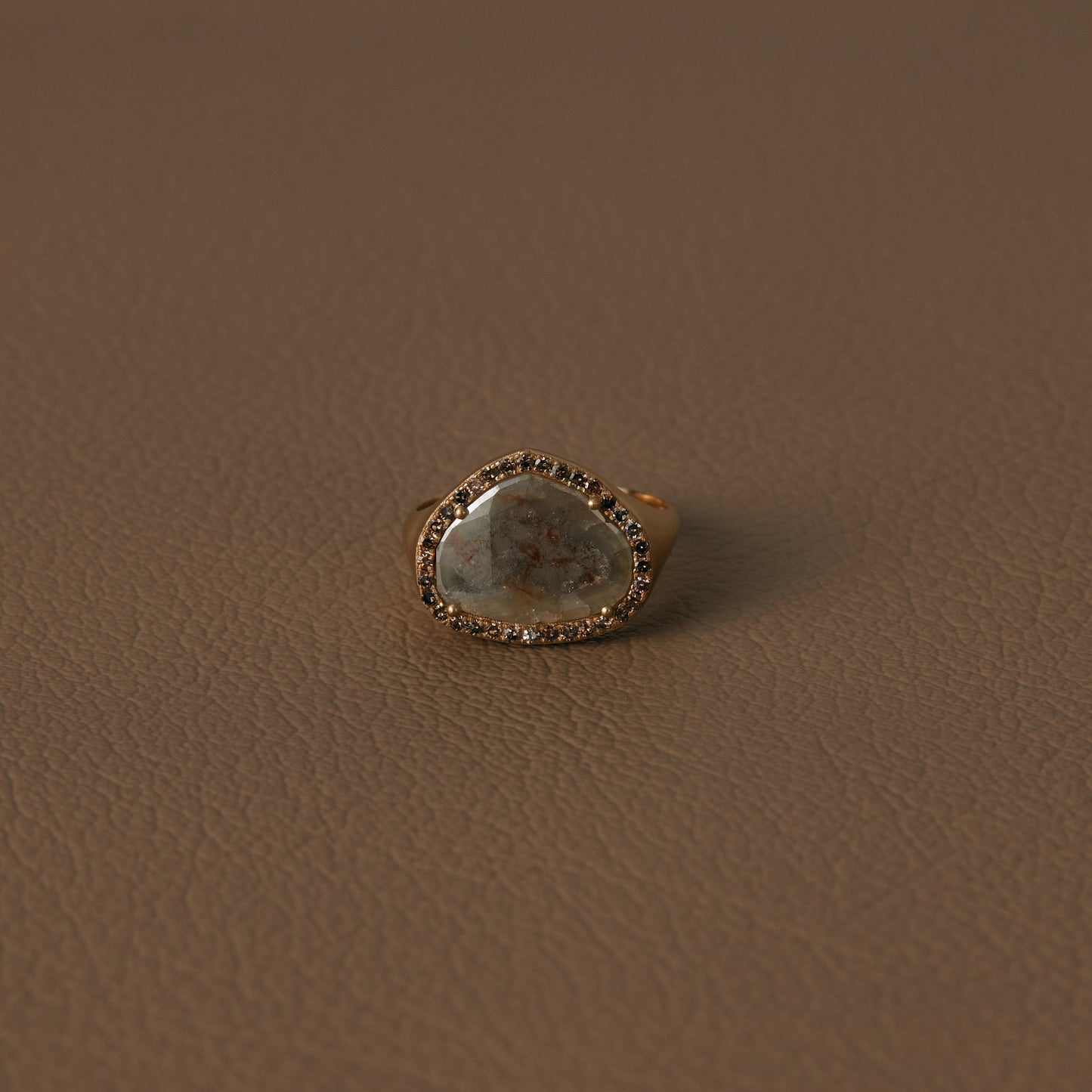 2544 Slice Diamond | K18YG One of a Katia Ring