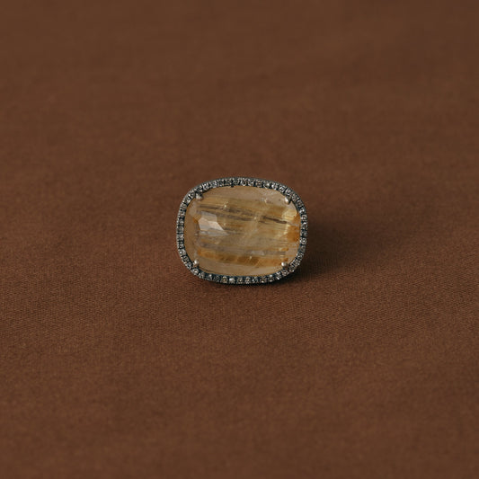 2305 Rutilated Quartz | One of Kind Canan Ring