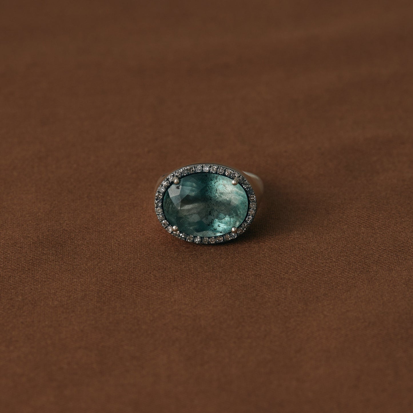 2346 Moss Aquamarine | One of Kind Canan Ring