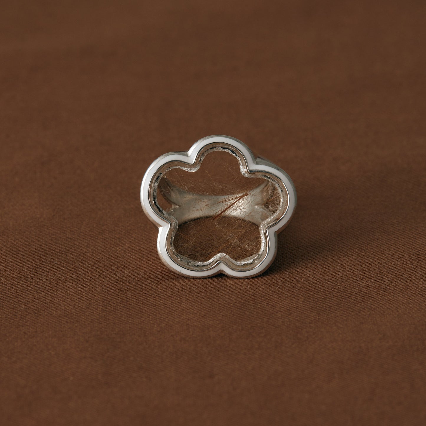 2510 Rutilated Quartz | One of a Kind Mibu white Ring