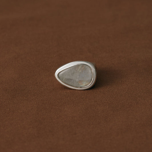 2515 Moon Stone | One of a Kind Mibu white Ring