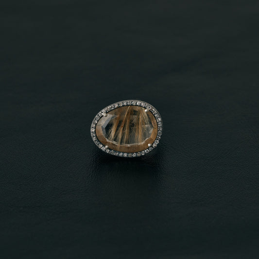 2303 Rutilated Quartz | One of Kind Canan Ring