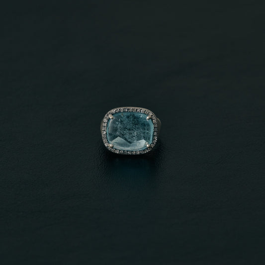 2383 Aqamarine | One of Kind Canan Pinky Ring