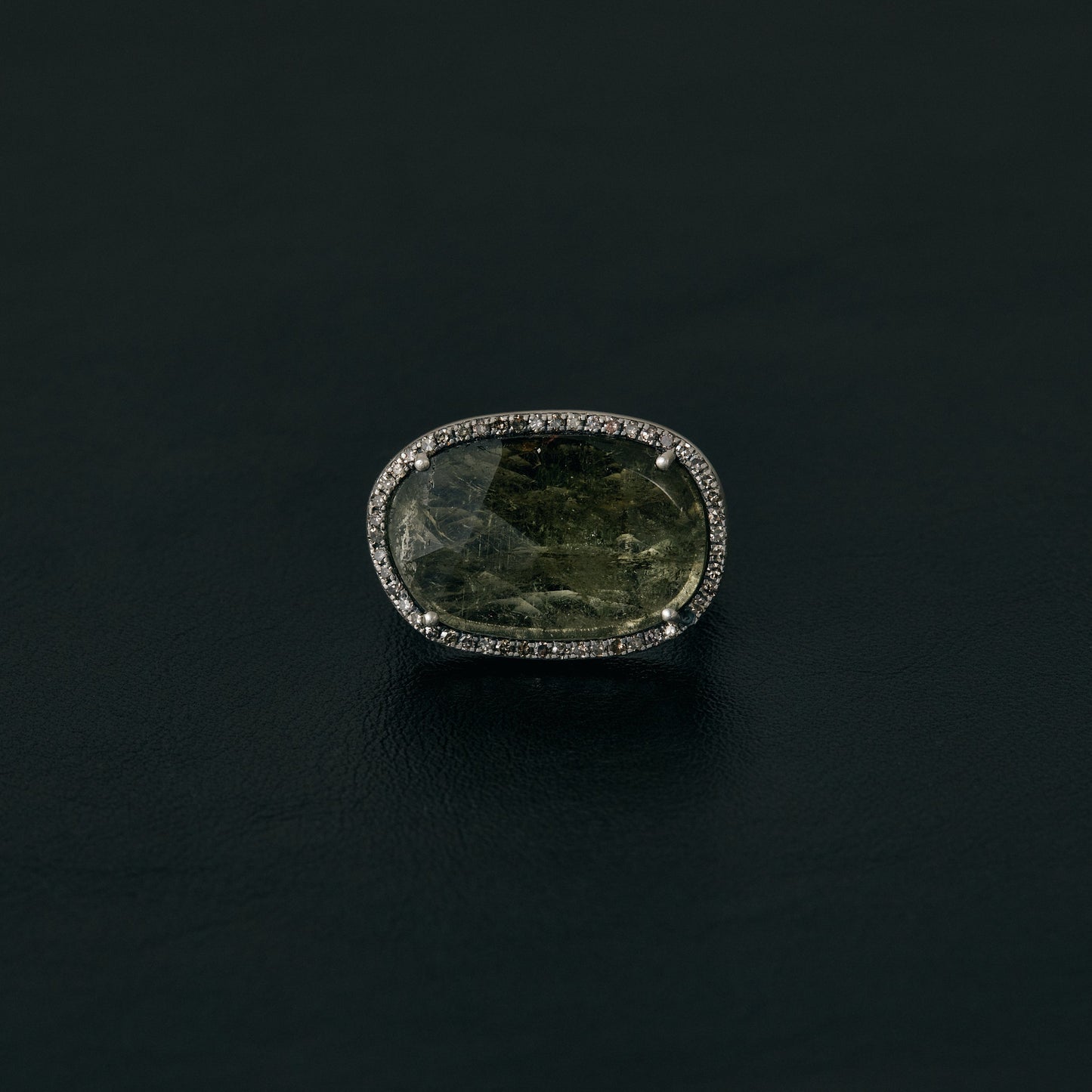 2423 Green Tourmaline | One of a Kind Reni Ring