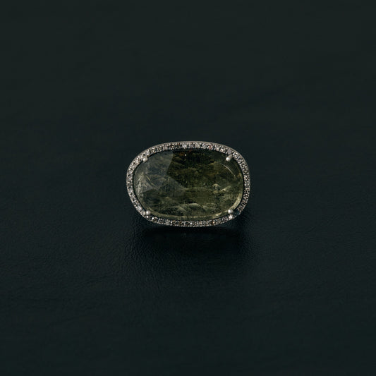 2423 Green Tourmaline | One of a Kind Reni Ring