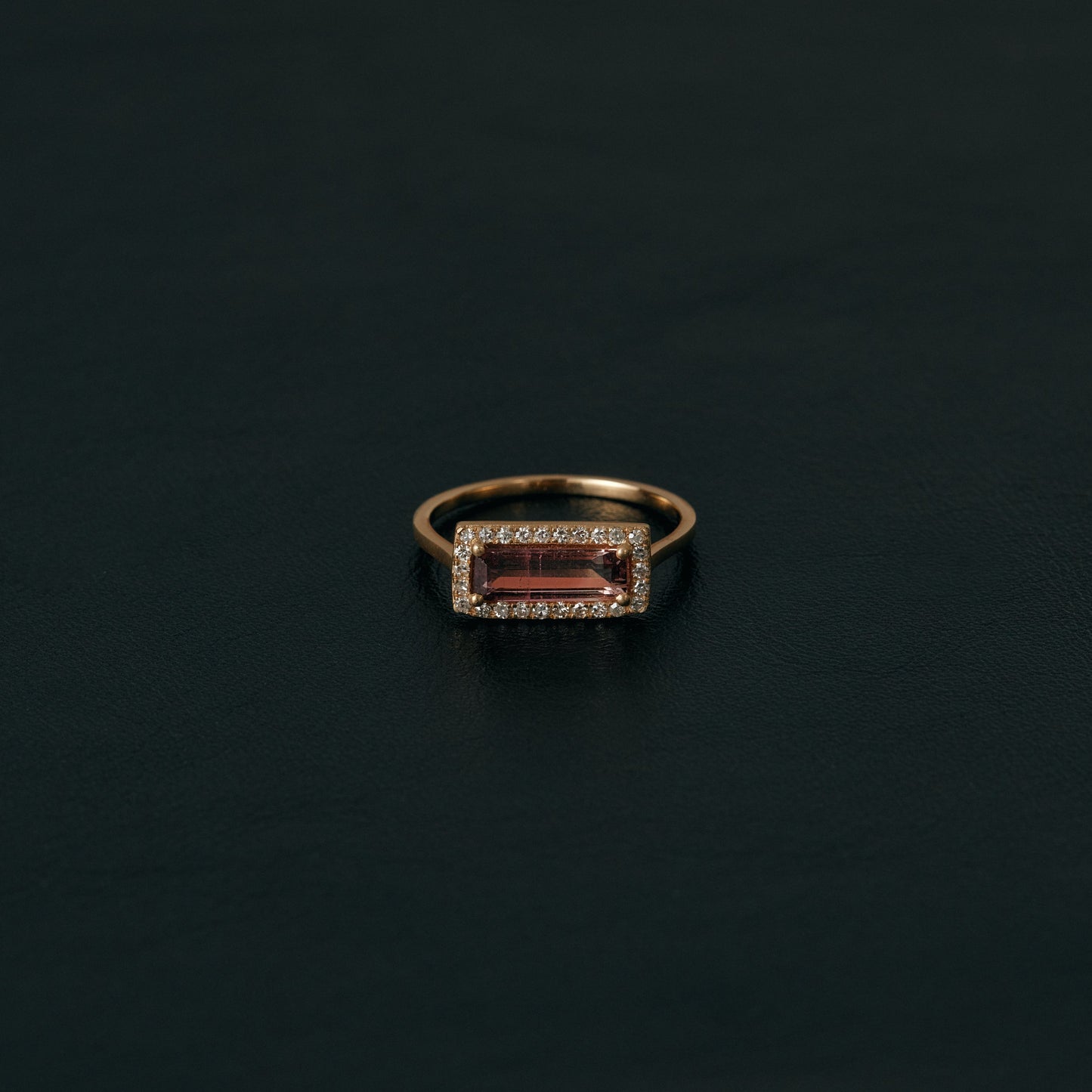 2538 Pink Tourmaline| K18YG One of a Elia Ring