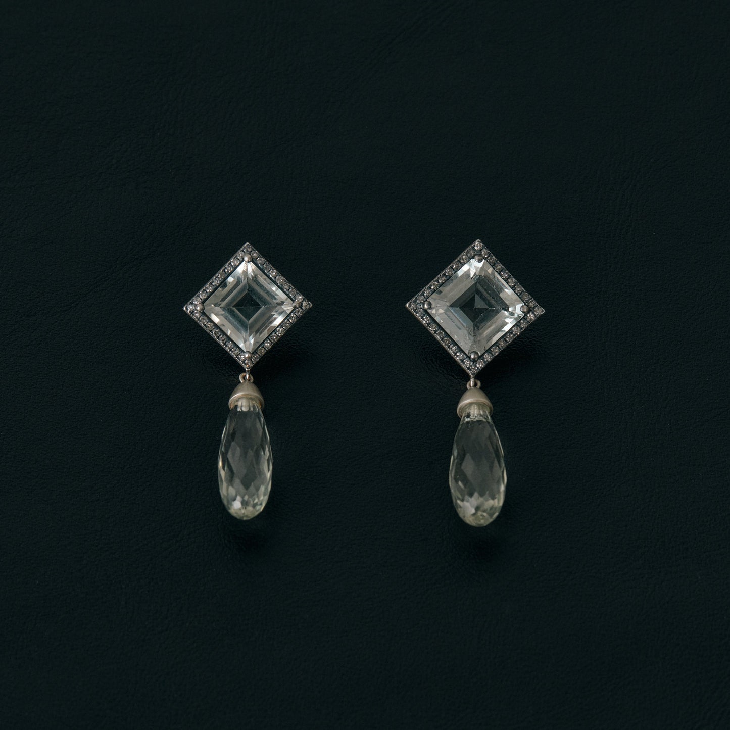 2285 Green Amethyst | Tieri Earrings