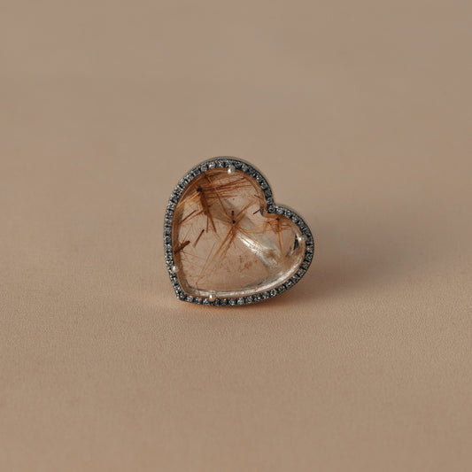 2301 Rutilated Quartz | One of Kind Canan Ring