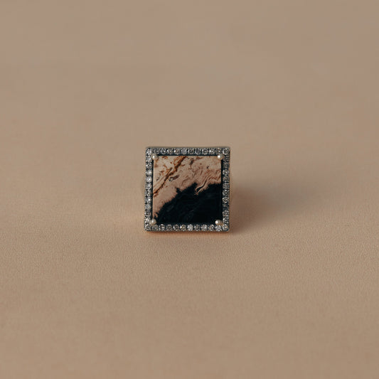 2365 Palm Root Fossil | Canan Ring