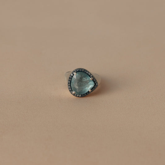 2390 Moss Aqamarine | One of Kind Canan Pinky Ring